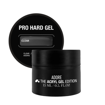 ADORE Акригель для ремонту нігтів PRO Hard Gel 15ml, clear 37290 фото