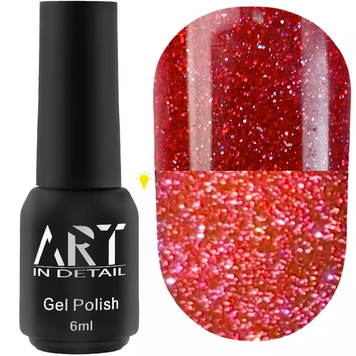 ART Гель-лак світловідбивний ART Flash Gel Polish №FG006, 6 мл 20312 фото