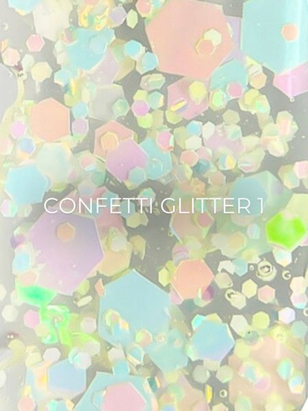 Edlen Confetti Glitter Edlen 5 ml. №01 52612 фото