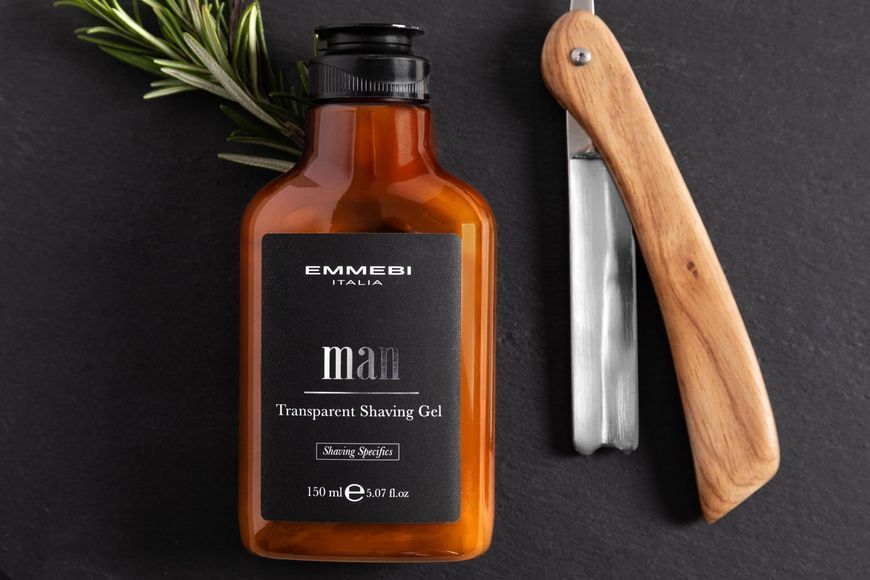 EMMEBI Прозорий гель для гоління MAN Transparent Shaving Gel 150 ml 71565 фото
