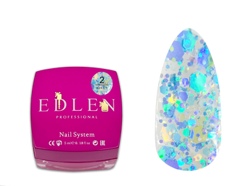 Edlen Confetti Glitter Edlen 5 ml. №02 52613 фото
