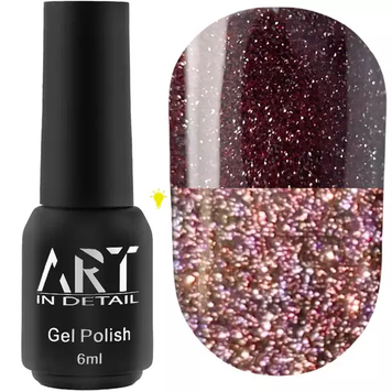 ART Гель-лак світловідбивний ART Flash Gel Polish №FG011, 6 мл 20317 фото