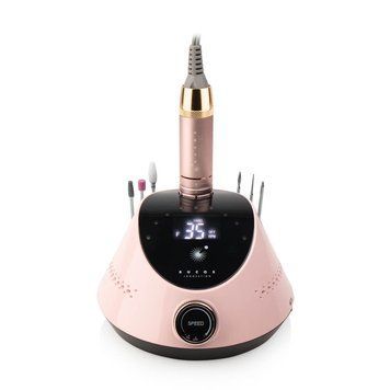 BUCOS Nail Drill X2 PRO BLUSH PINK (65W/35000 об.) Фрезер для манікюру + український посібник (+ 6 покращених фрез), серійний номер. ГАРАНТІЯ 3 МІСЯЦІ! 26826 фото