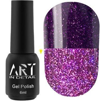 ART Гель-лак світловідбивний ART Flash Gel Polish №FG018, 6 мл 20324 фото