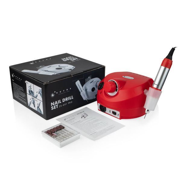 BUCOS ZS-601 PRO RED (35000/45W) Фрезер український посібник (+ 6 покращених фрез), серійний номер. ГАРАНТІЯ 3 МІСЯЦІ! 26853 фото
