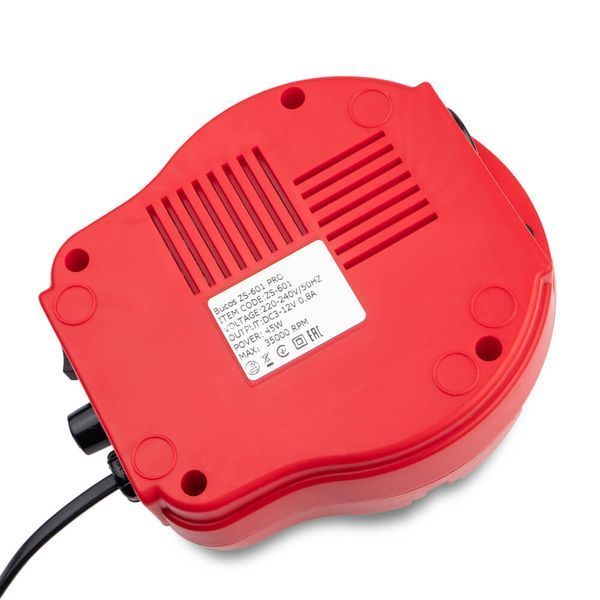 BUCOS ZS-601 PRO RED (35000/45W) Фрезер український посібник (+ 6 покращених фрез), серійний номер. ГАРАНТІЯ 3 МІСЯЦІ! 26853 фото