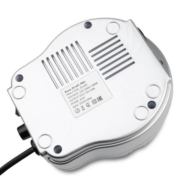 BUCOS ZS-601 PRO SILVER (35000/45W) Фрезер український посібник (+ 6 покращених фрез), серійний номер 26855 фото