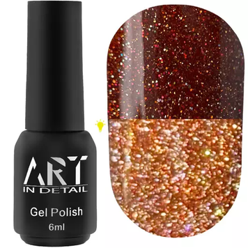 ART Гель-лак світловідбивний ART Flash Gel Polish №FG021, 6 мл 20327 фото