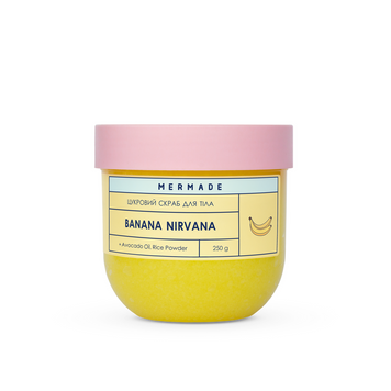 MERMADE Цукровий скраб для тіла MERMADE Banana Nirvana 250 г 5921 фото