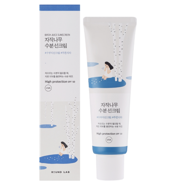 ROUND LAB Зволожуючий сонцезахисний набір Birch Juice Moisturizing Sunscreen, 50 мл + 50 мл 105842 фото