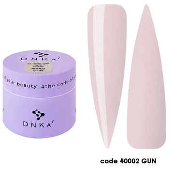 DNKa' Builder Gel Light #0002 Gun, 15 мл 115460 фото