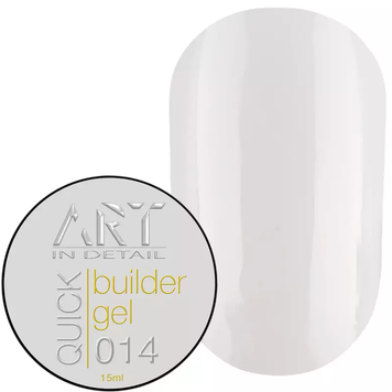 ART Гель для нарощування ART QUICK Builder Gel №014 Milky White, 15 мл 19845 фото