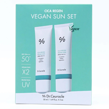 Dr.Ceuracle Набір сонцезахисних веганських кремів з центелою Cica Regen Vegun Sun Set 70426 фото