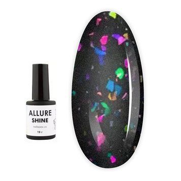 NailApex Allure Shine matte top Топ матовий з шиммером 10г 47526 фото