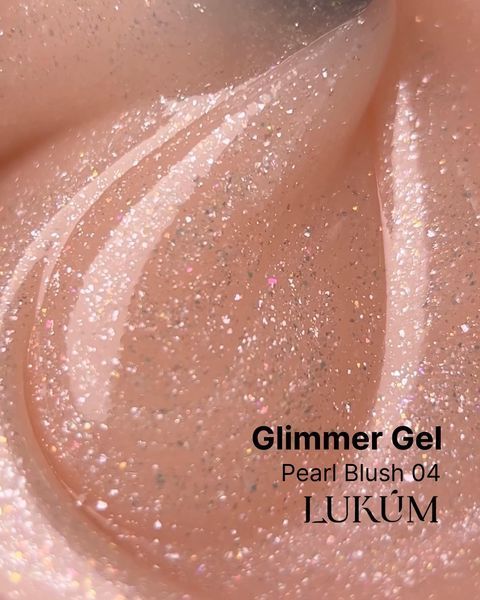 LUKUM Glimmer Gel Pearl Blush 04, 30 ml 70740 фото