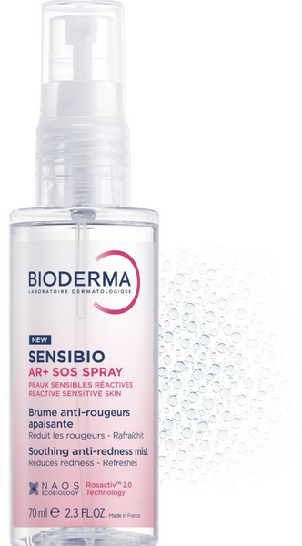 BIODERMA Sensibio AR+SOS Spray Заспокоюючий спрей проти почервоніння шкіри, 70 мл 112396 фото