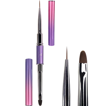 DNKa' Двосторонній пензлик Liner + Gel Brush #0006 65263 фото