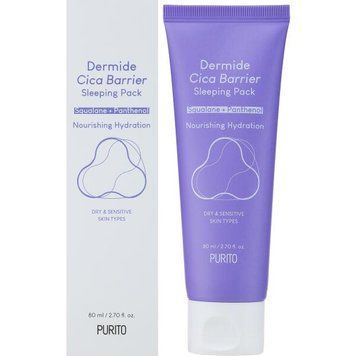 PURITO Відновлююча нічна маска з центелою Dermide Cica Barrier Sleeping Pack, 80 мл 7123 фото