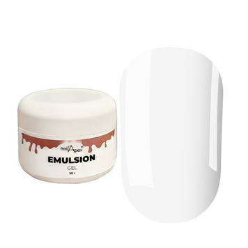 NailApex Моделюючий крем гель EMULSION Builder Gel №1 (30ml) Прозорий 47513 фото