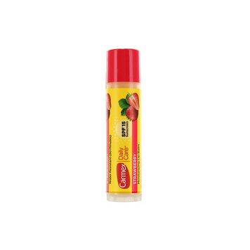 Carmex СТІК З НАБОРУ Daily care lip balm, strawberry stick Полуничний бальзам для губ стік 34242 фото