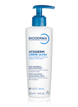 BIODERMA Поживний крем для тіла для нормальної та сухої чутливої шкіри без ароматизатора Atoderm Creme Ultra, 200 мл 112397 фото
