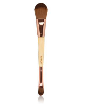 SO ECO Пензлик для нанесення тонального засобу та консилера двосторонній Foundation & Concealer Duo 118527 фото