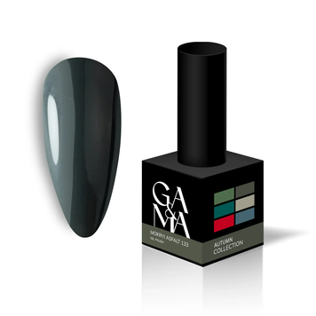 GA&MA Autumn collection 133 Mokryi asfalt recommended by @vakula_nails/ Осіння колекція 133 Мокрий асфальт 10 мл 18677 фото