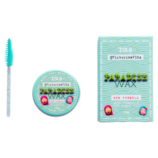 ZOLA VICTORINA VIKA Віск для брів 15 г Paradise Wax with Vitamin E and Argan Oil 20569 фото