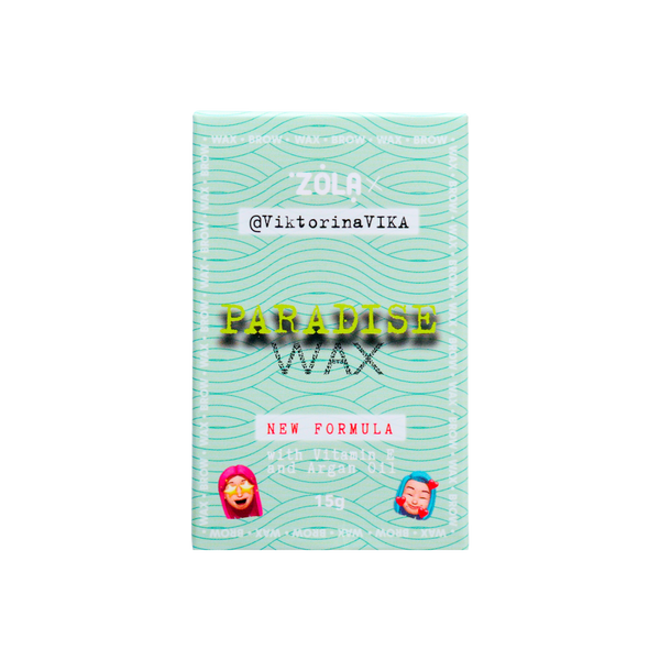 ZOLA VICTORINA VIKA Віск для брів 15 г Paradise Wax with Vitamin E and Argan Oil 20569 фото