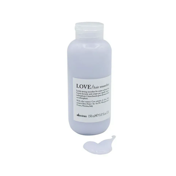 DAVINES LOVE Незмивний крем для розгладження неслухняного та хвилястого волосся з ефектом антифриз Essential Haircare Hair Smoother, 150 мл 110222 фото