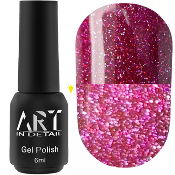 ART Гель-лак світловідбивний ART Flash Gel Polish №FG016, 6 мл 20322 фото