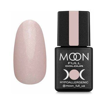 Moon - Гель-лак "Opal" [504 - ніжно-рожевий напівпрозорий з дрібним золотим шимером] (8 мл) 51593 фото