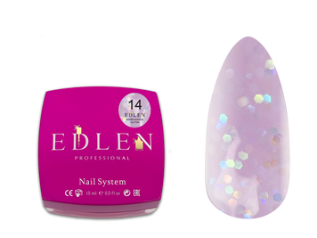Edlen Water Acrygel Glitter 15 ml. №14 52666 фото