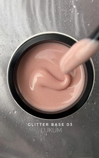 LUKUM Glitter base 03, 10 ml 65729 фото