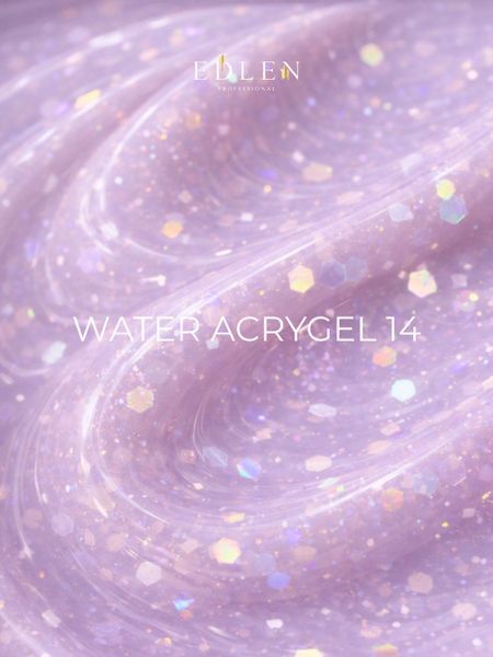 Edlen Water Acrygel Glitter 15 ml. №14 52666 фото