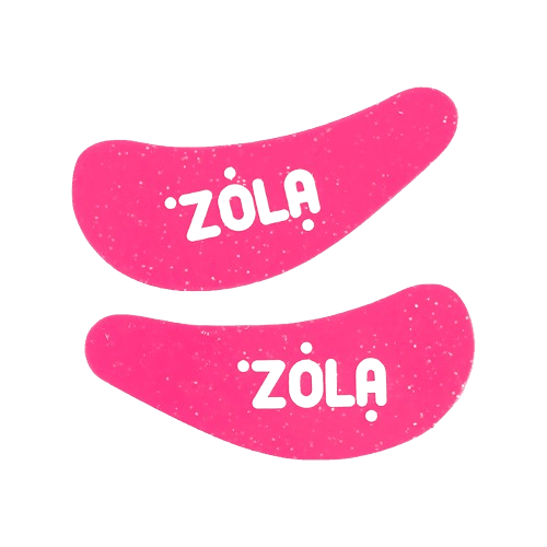 ZOLA Багаторазові силіконові патчі для очей (1 пара) малинові 20596 фото