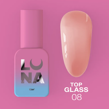 LUNAmoon Топ для гель-лаку Top Glass №8 13ml 69516 фото