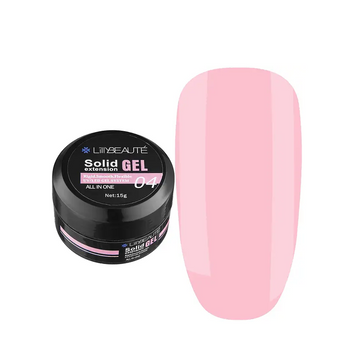 LILLY BEAUTE Solid Gel №04 Твердий гель прозорий, 15 г 48906 фото