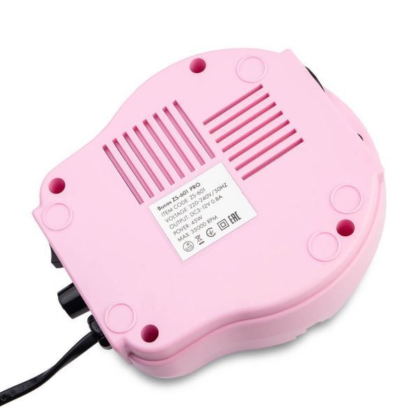 BUCOS ZS-601 PRO PINK (35000/45W) Фрезер для манікюру 26854 фото BUCOS ZS-601 PRO PINK (35000/45W) Фрезер для манікюру 26854 фото