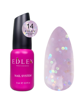 EDLEN Water Acrygel Glitter №14 9 ml 52646 фото