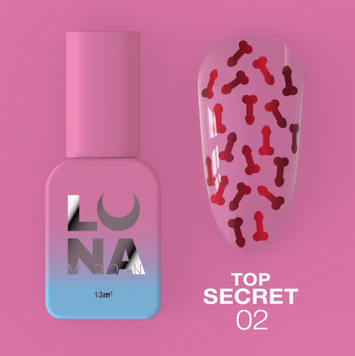 LUNAmoon Топ для гель-лаку Top Secret №2 13ml 65048 фото