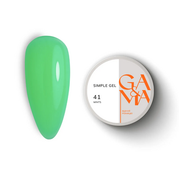 GA&MA Simple gel Mints 041 / Сімпл гель 041 Мінтс 15 мл 71665 фото