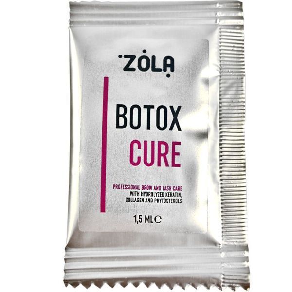 ZOLA Ботокс для брів і вій в саше Botox Cure 1,5 мл х 1 шт. 52090 фото