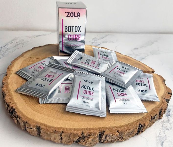ZOLA Ботокс для брів і вій в саше Botox Cure 1,5 мл х 1 шт. 52090 фото