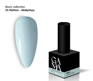 GA&MA Basic collection 021 nizhno-blakytnyy / Базова колекція 021 ніжно-блакитний 10 мл 18790 фото