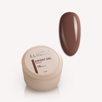 LUKUM Expert Builder Gel, Mocha 015, 30 ml 104965 фото
