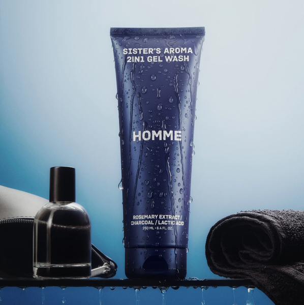 SISTER'S AROMA Чоловічий гель для душу 2 в 1 HOMME, 250 мл 109857 фото