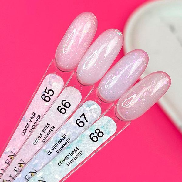 Edlen Cover base Shimmer Edlen 17 ml. №66 52325 фото