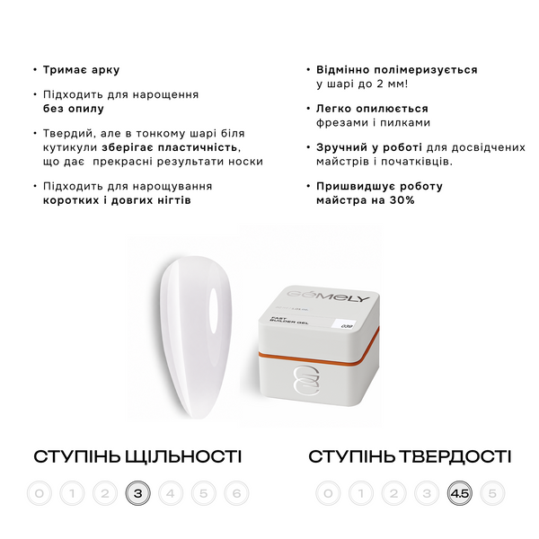GEMELY ex GA&MA Гель Fast Builder Gel 039, 30 мл 115648 фото