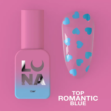 LUNA MOON Топ для гель-лаку Top Romantic Blue 13ml 69519 фото